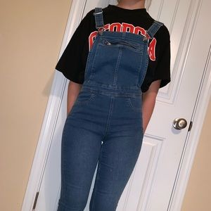 Overall/skinny jeans